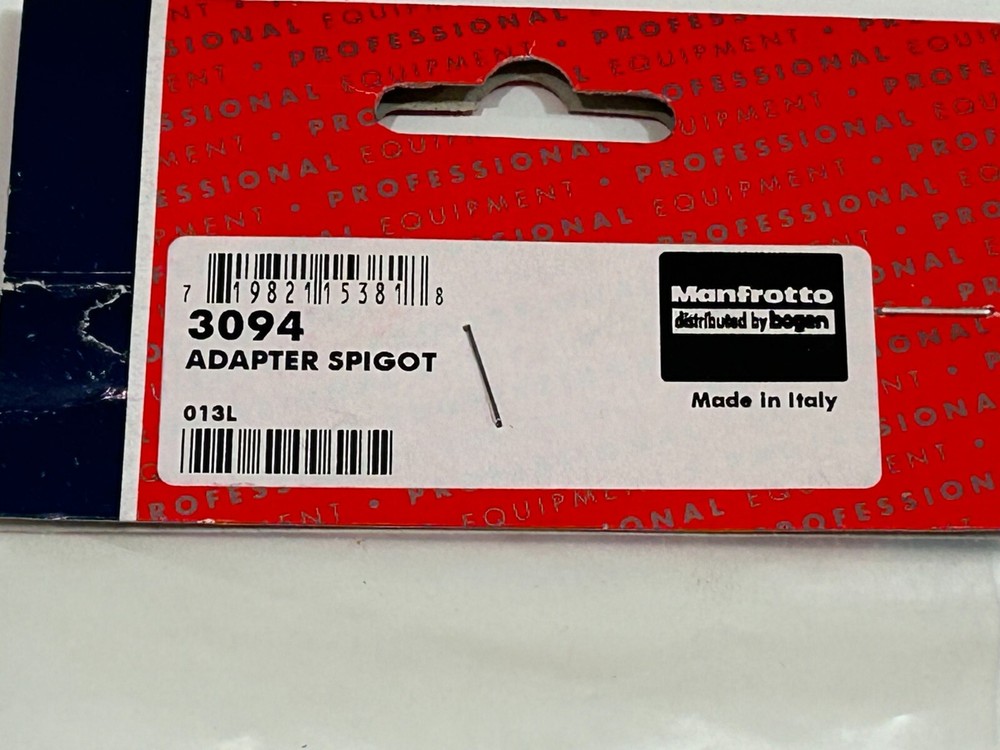 MANFROTTO 013L ADAPTER SPIGOT #3904