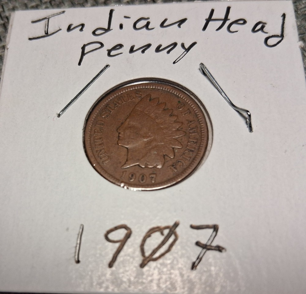 1907 1C BN Indian Cent