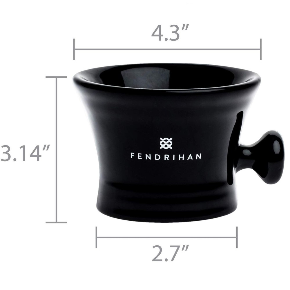 Essential Apothecary Shaving Mug (Black)