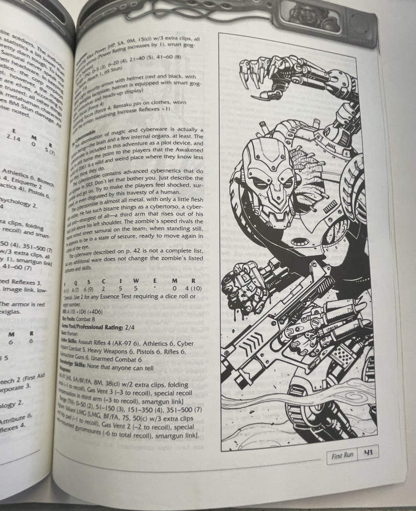 🔥Shadowrun First Run 7329 RPG