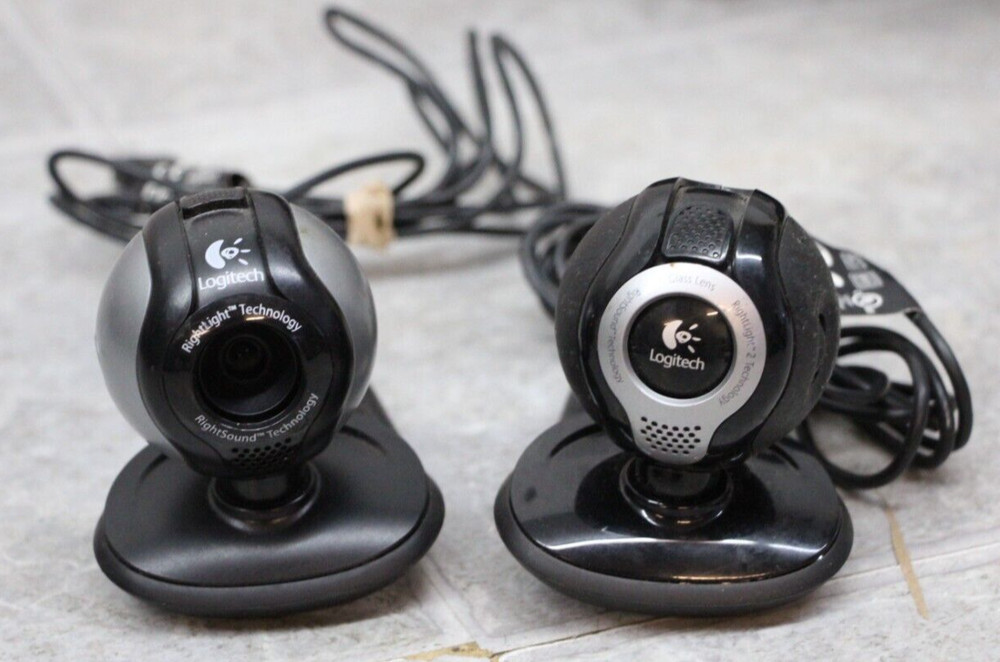 Logitech Right Light & Right Light 2 USB Webcam 2 Pc