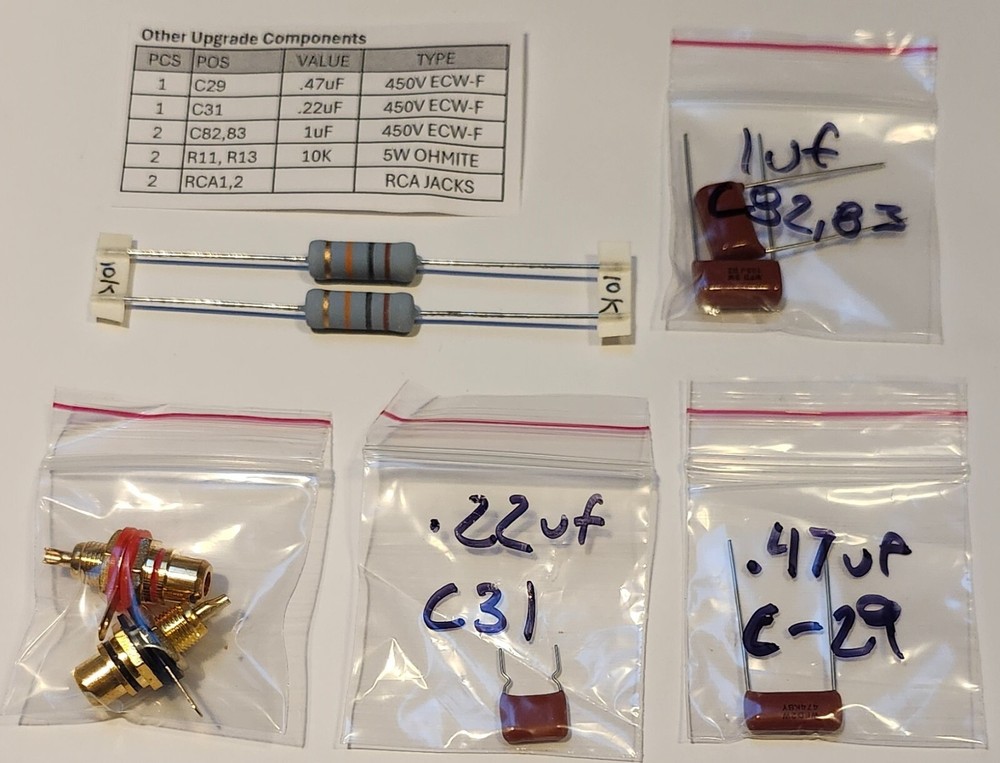 Dynaco FM3 Upgrade Kit, Cap Board, PEC Modules, LED Dial + Audio Upgrade