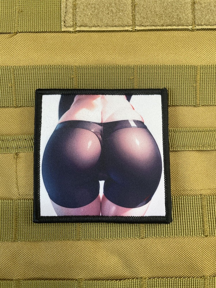 Sexy Morale Patch Tactical Hook Loop Babe Pinup Hourglass