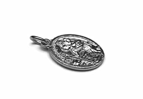 St. Christopher .925 Sterling Silver Charm Pendant
