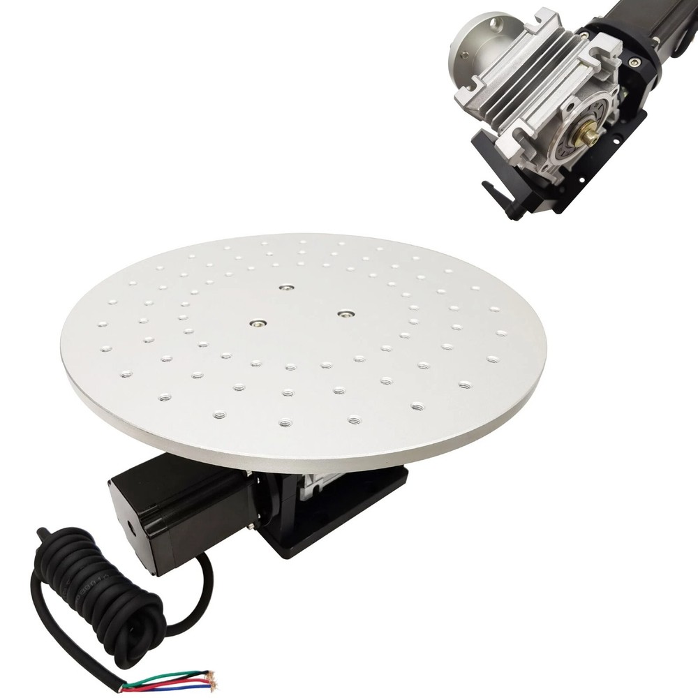 360° Electric Circular Rotating Work Table Laser Marking Specific Round Platform