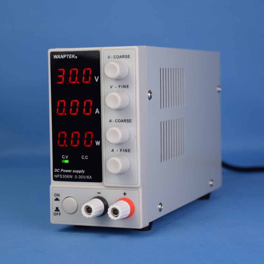 DC Power Supply Variable Adjustable Switching Regulated Power Supply 0-30V 0-6A!