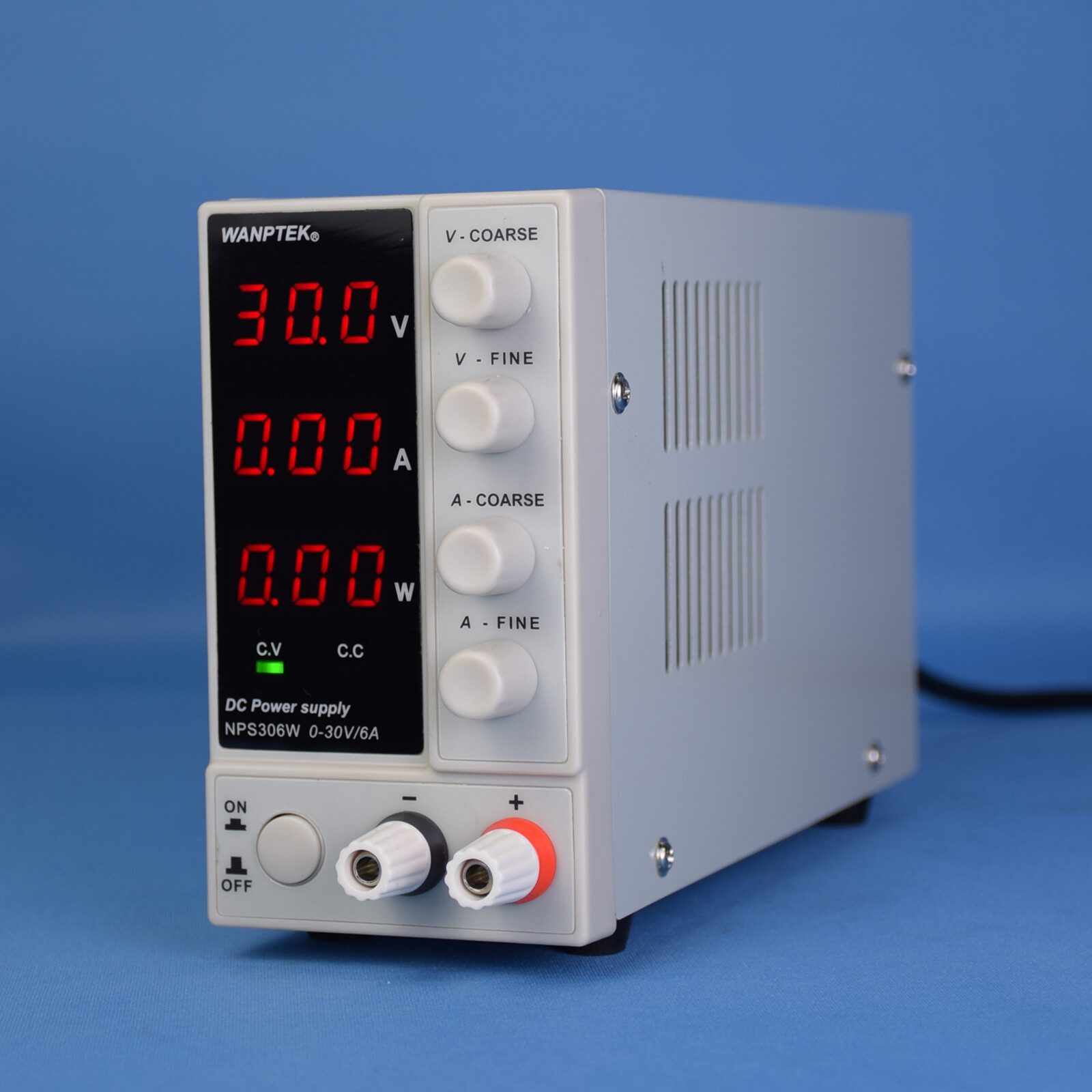 NPS306W Adjustable DC Power Supply 0-30V 0-6A with Digital Display