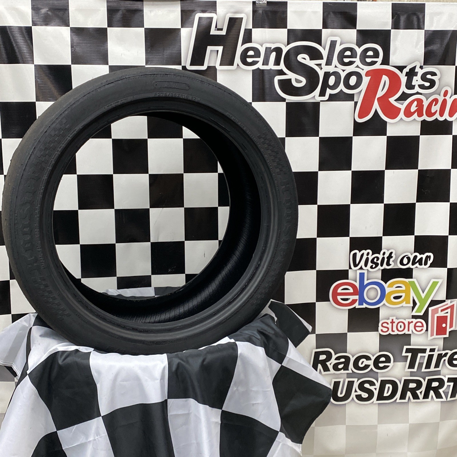 340-1 USDRRT HOOSIER DOT Road Race / Auto-X Tire. 275/35 ZR18 A7