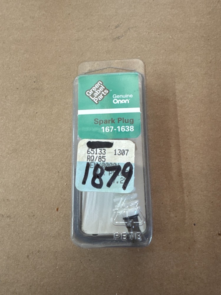 167-1638 Cummins Onan Spark Plug Single Plug