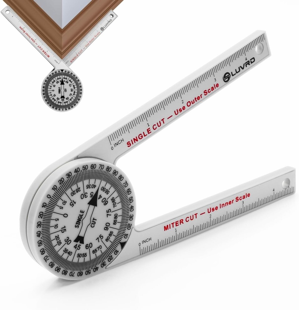 Compact and Collapsible Miter Protractor for Effortless Woodworking Precision