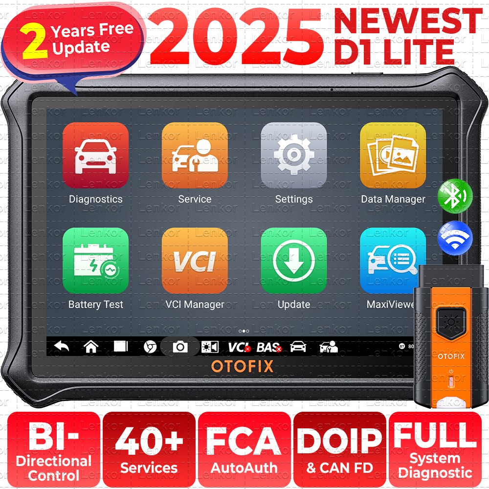 2025 OTOFIX D1 Lite Bidirectional Full System Diagnostic Tool Key Coding Scanner