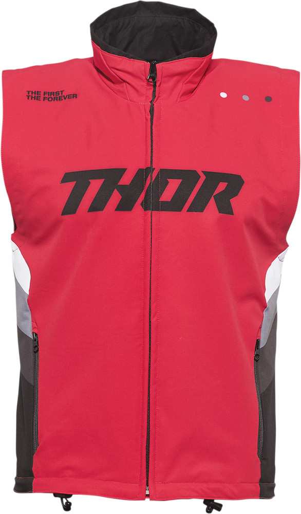 Thor 2830-0590 Medium Warmup Vest Red/Black