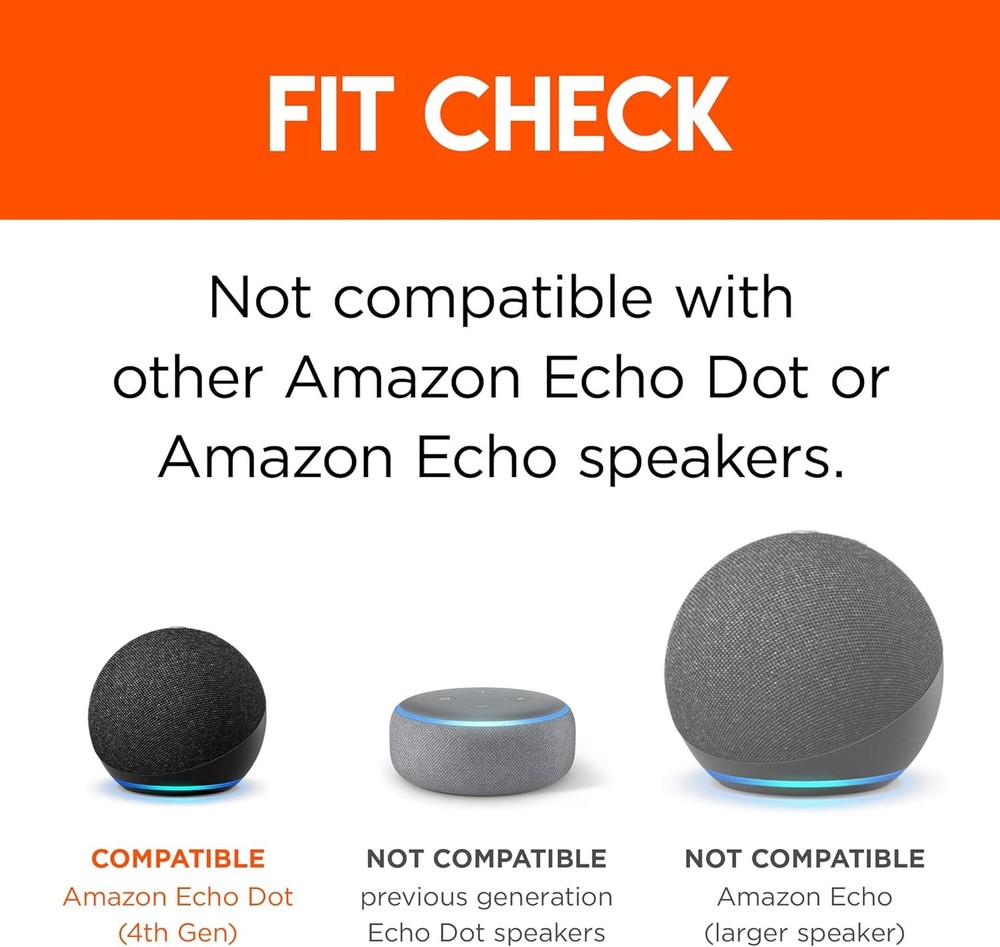 Outlet Hanger for Echo Dot (4th Generation) - White
