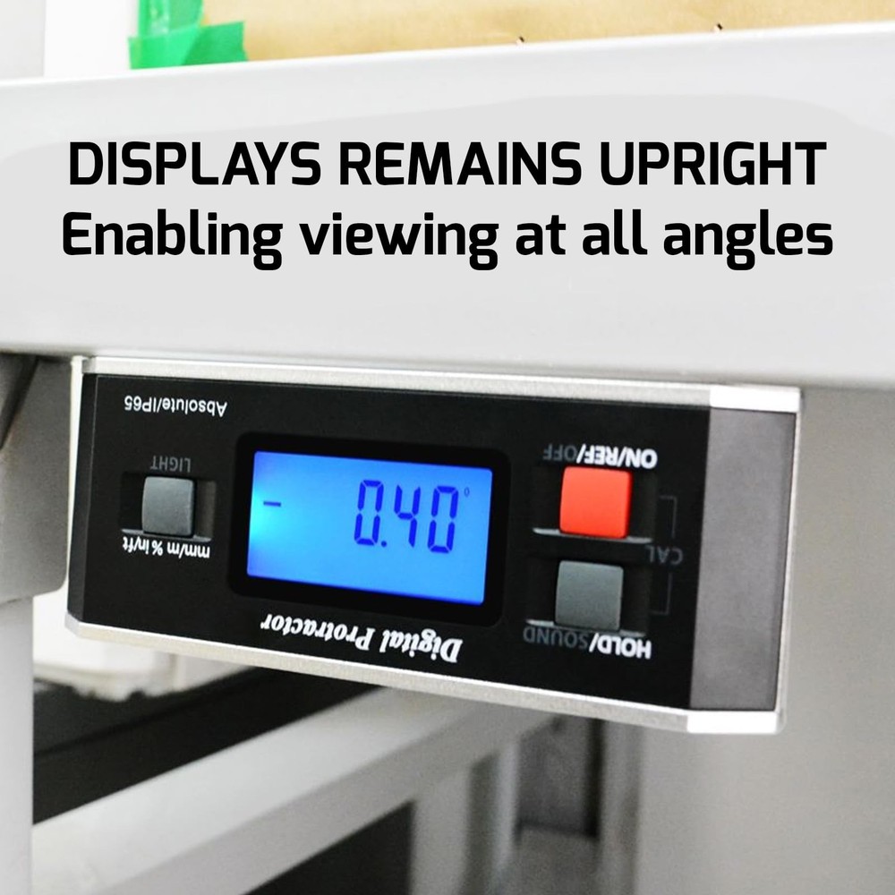 Digital Angle Finder Magnetic Protractor Inclinometer Angle Level Meter Tool ...