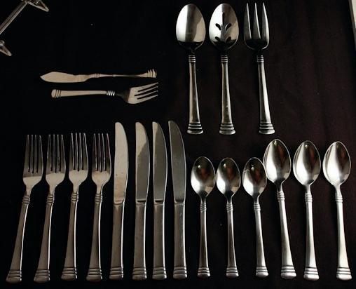Cambridge Silversmith Codie 19 Piece Flatware Set Multiple Piece Types