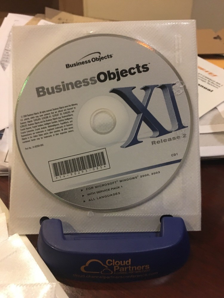 Business Objects XI Release2 With Service Pack 1. Never Used. CD1,CD2,CD3,Rsr CD