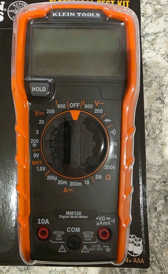 Klein Tools Digital Multimeter and Non-Contact Voltage Tester Set MM320 - 25KIT1