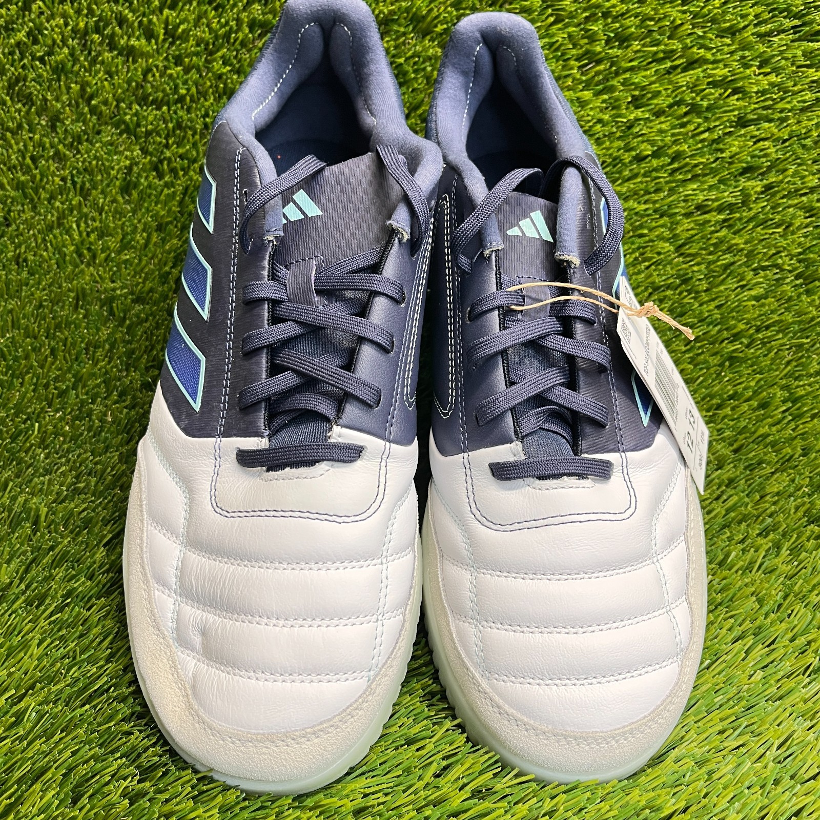 Adidas Top Sala Competition Mens Size 12 Blue White Running Indoor Soccer Shoes