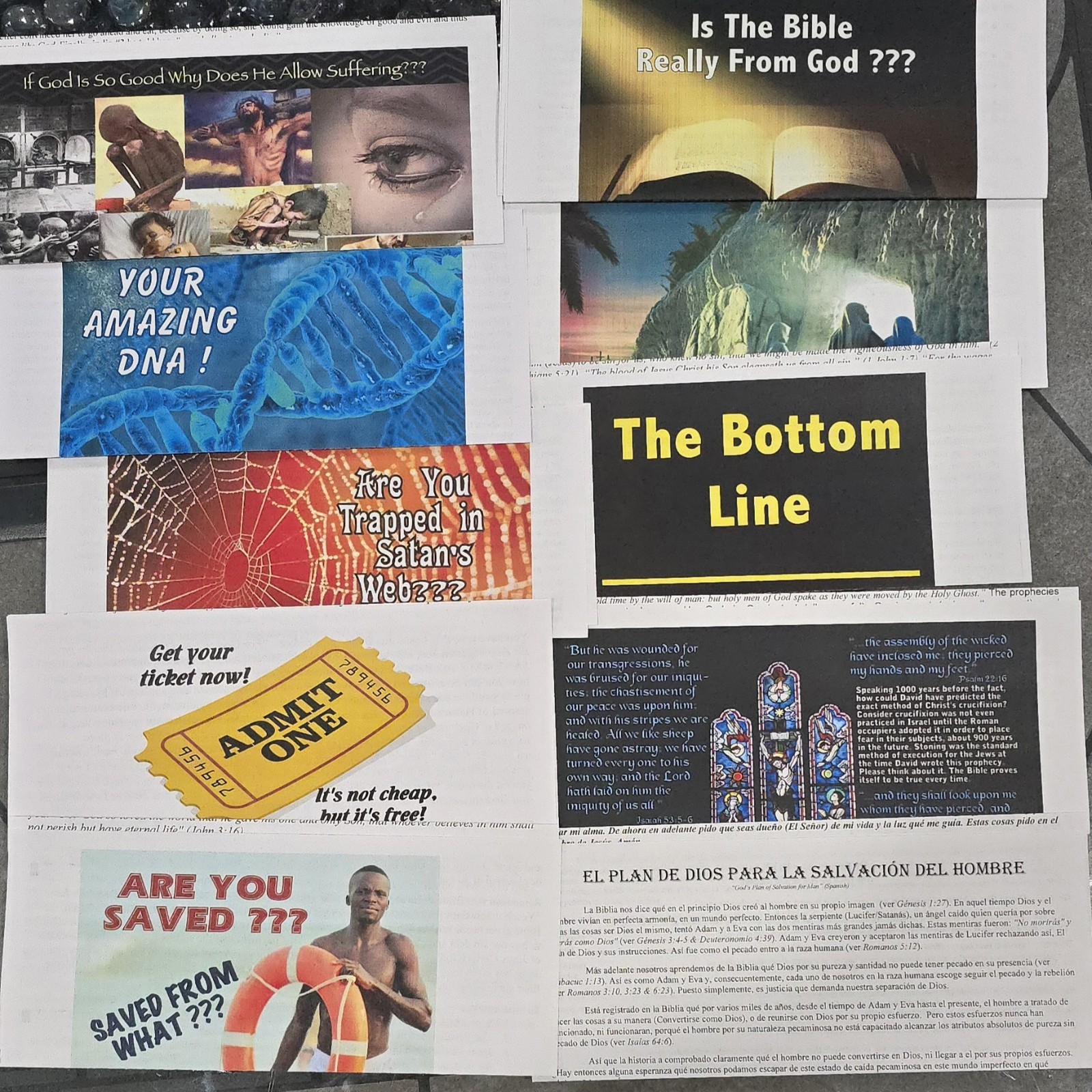 *Free* 150 Assorted Christian Bible Tracts