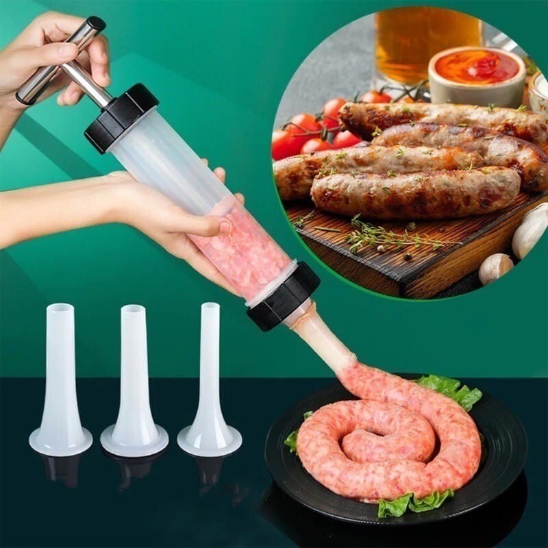 Sausage Stuffer Sausage Maker Meat Filler Syringe Homemade Filling Machine