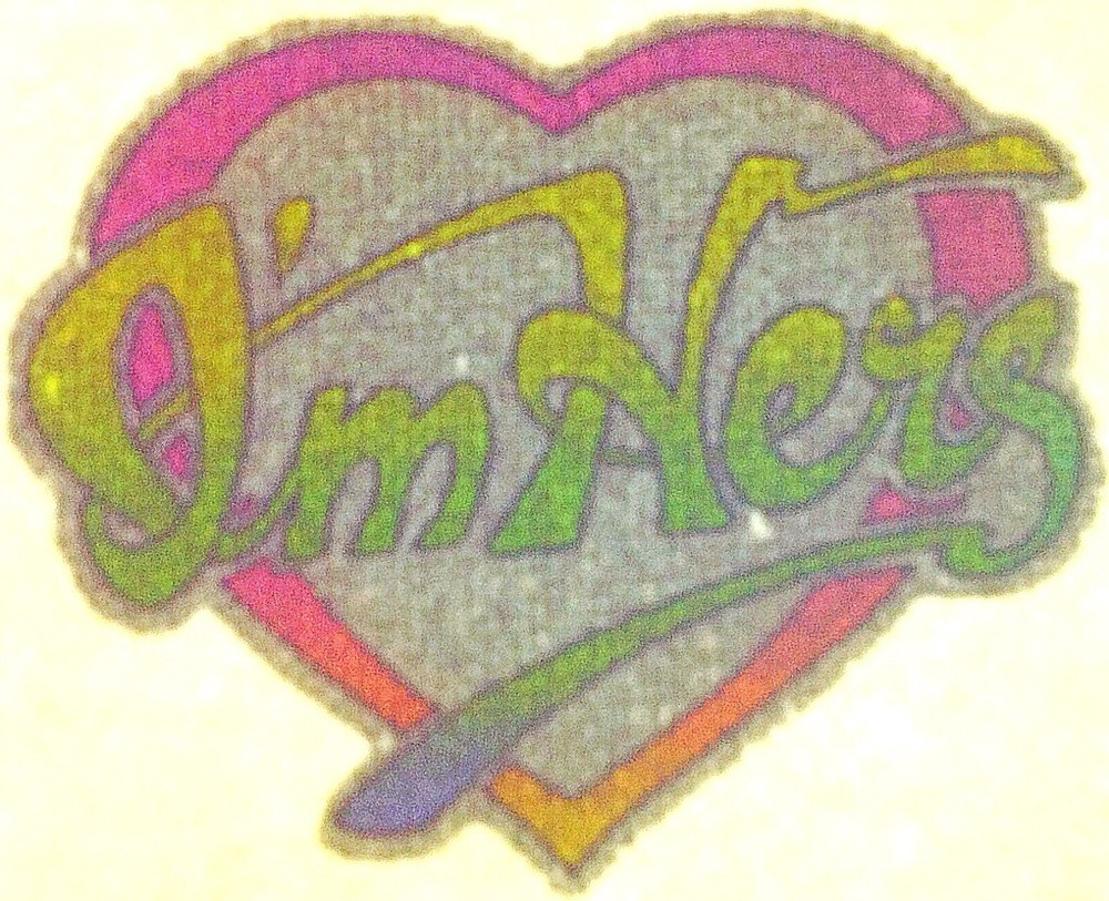 Original Vintage I'm Hers Glitter Mini Iron On Transfer