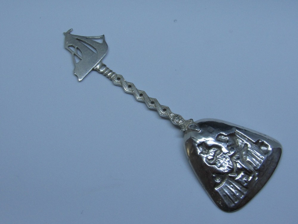 Antique Dutch Silver Gift Tea Scoop .833