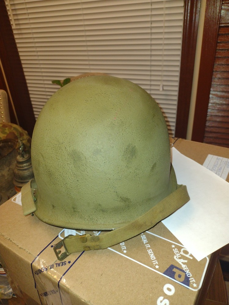 Ww2 helmet front seam fixed bale READ THE DESCRIPTION