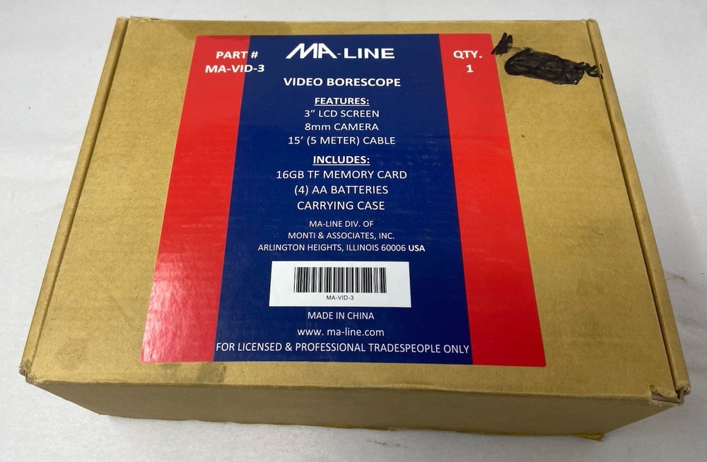 Video Borescope MA-Line MA-VID-3