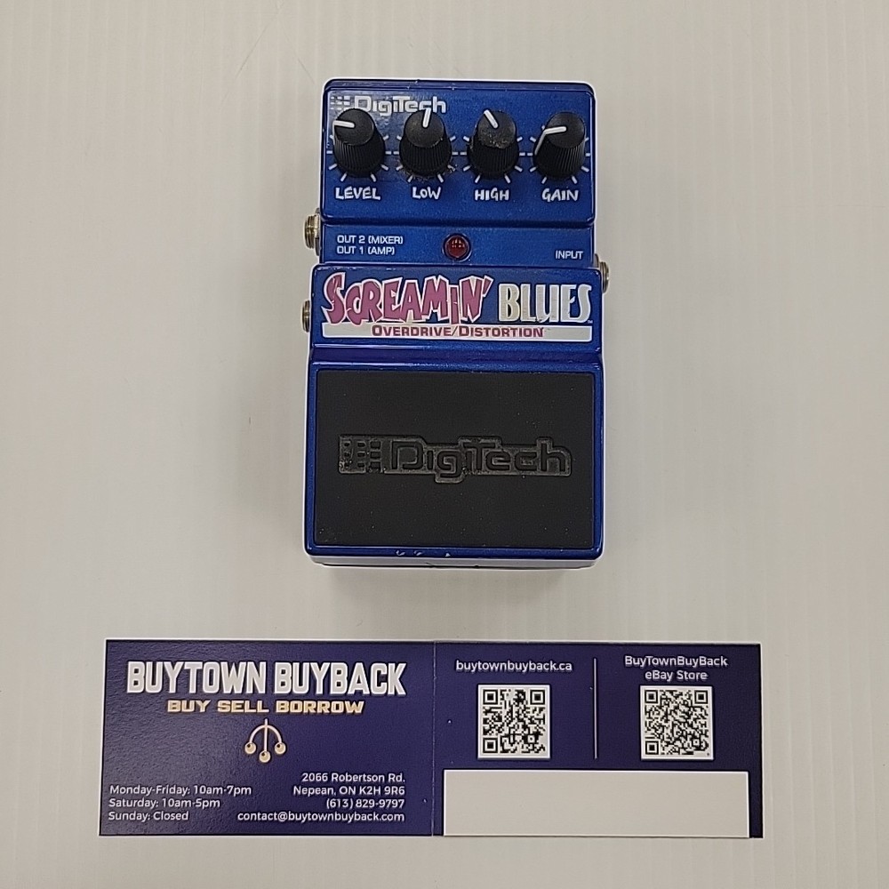 Digitech Screamin' Blues Overdrive / Distortion Guitar Pedal
