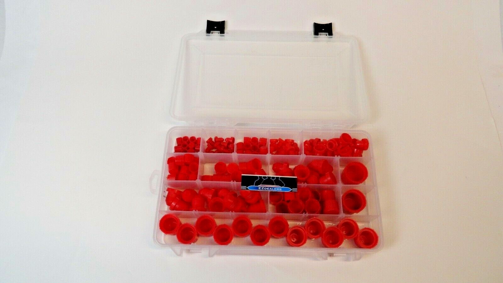 Hydraulic JIC Plastic Cap and Plug Kit Set 164 Pieces 7-Sizes Hydraulic Fittings