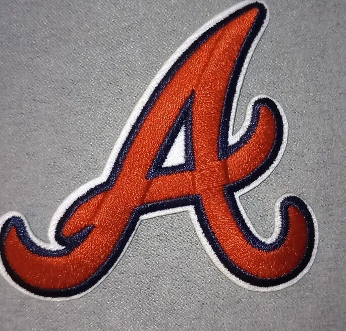 ATLANTA BRAVES BASEBALL IRON ON PATCH