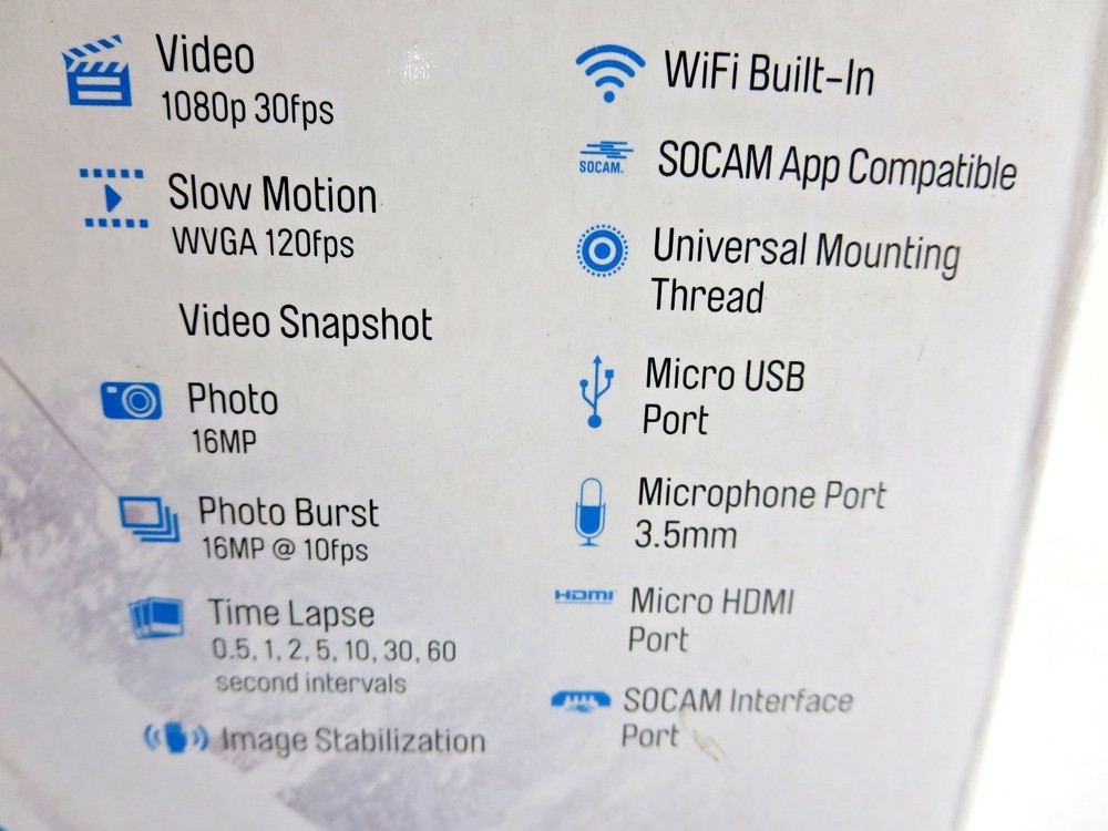 Socam, Ultimate Kit, HD Action Camera