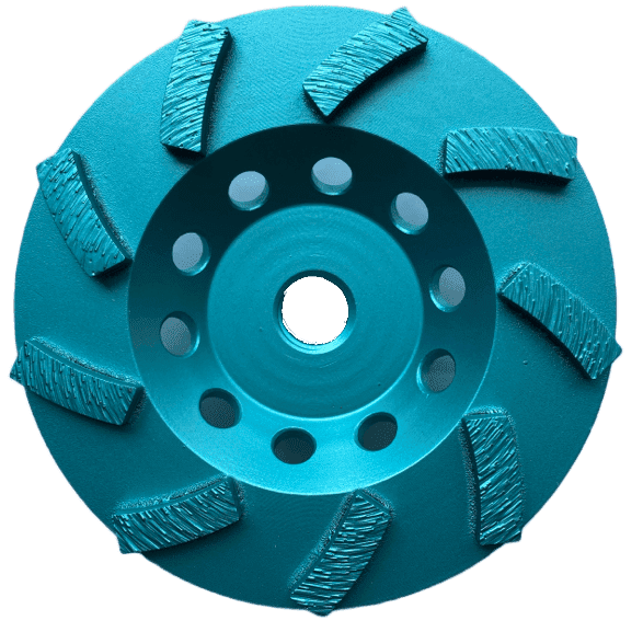 2 Pack 4.5" Diamond Segment Grinding Wheel Disc for Concrete Angle Grinders
