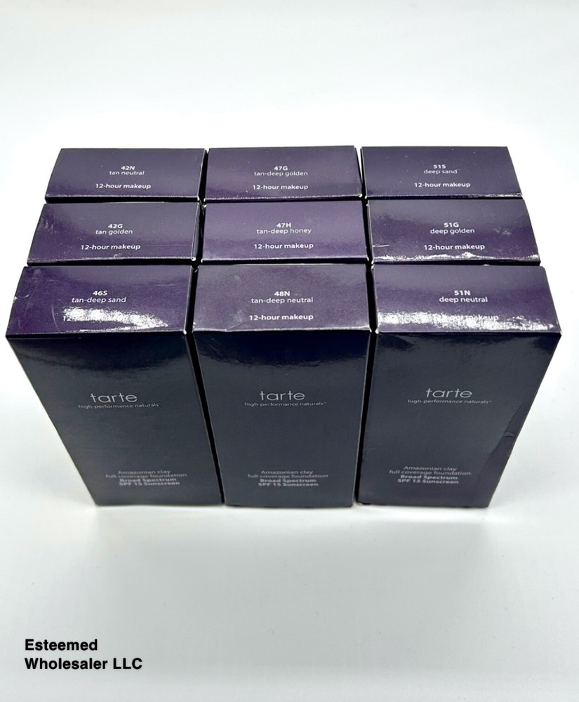 TARTE Amazonian Clay Full Coverage Foundation SPF15 Sunscreen Multiple Shades