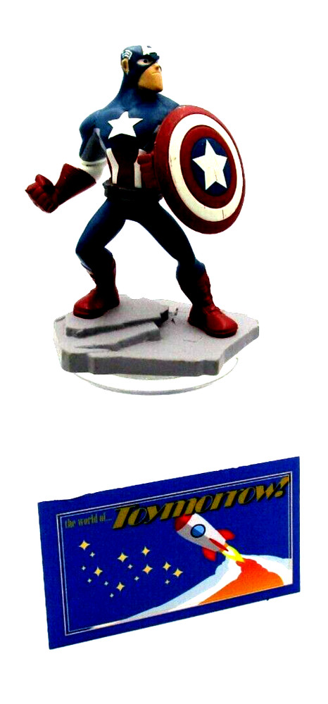 DISNEY INFINITY 2.0 Marvel - CAPTAIN AMERICA - Figure Character Game Piece