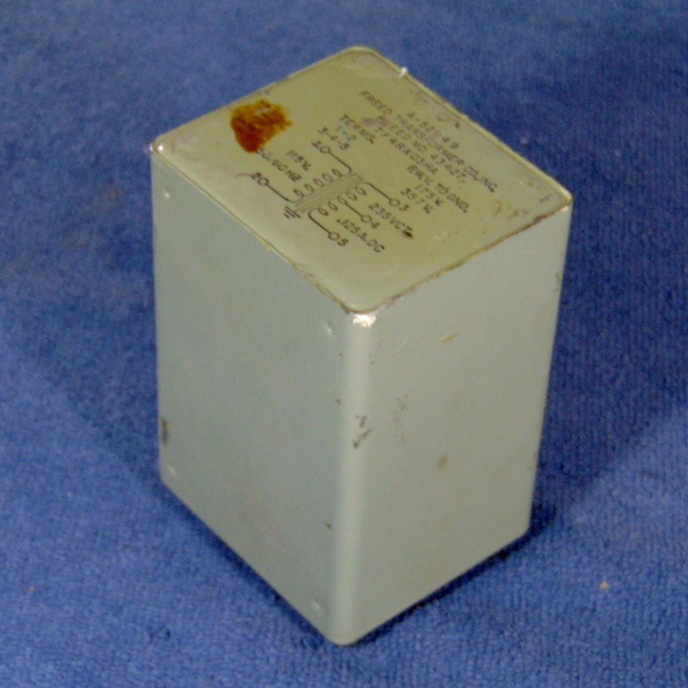 Power Transformer, 235 VCT .125 A DC Good Working Condition