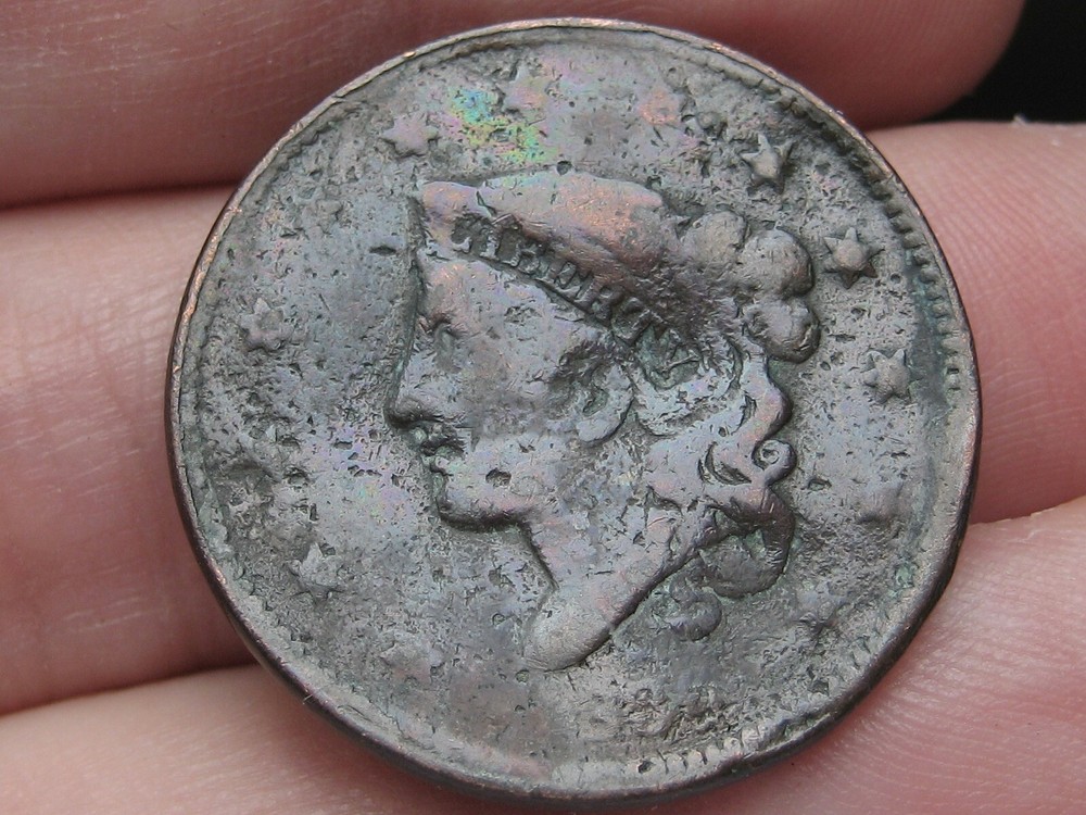 1836 Matron Head Modified Large Cent- Good/VG Details