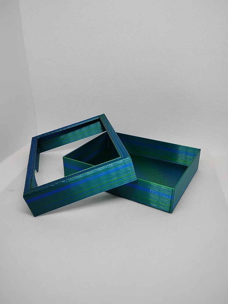 Multicolor Green Top Loader Trading Card Storage Box Display Stand Deck