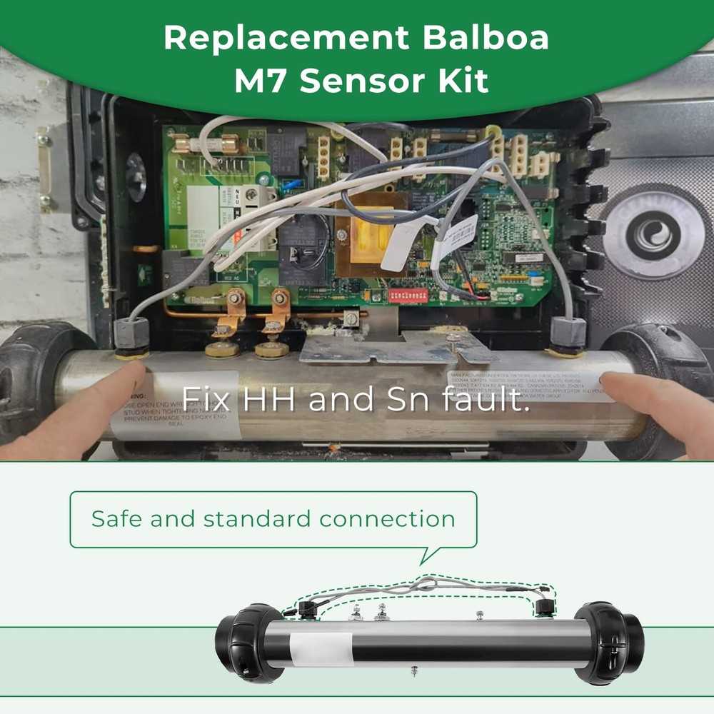 Ximoon Spa Parts Replacement for Balboa Sensor M7 System with 1 Pack, Gray