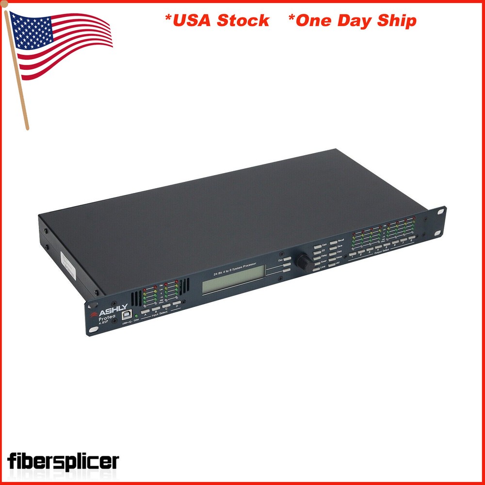 4.8SP 110V Digital DSP Audio Processor Original Software 4 Input 8 Output #USA