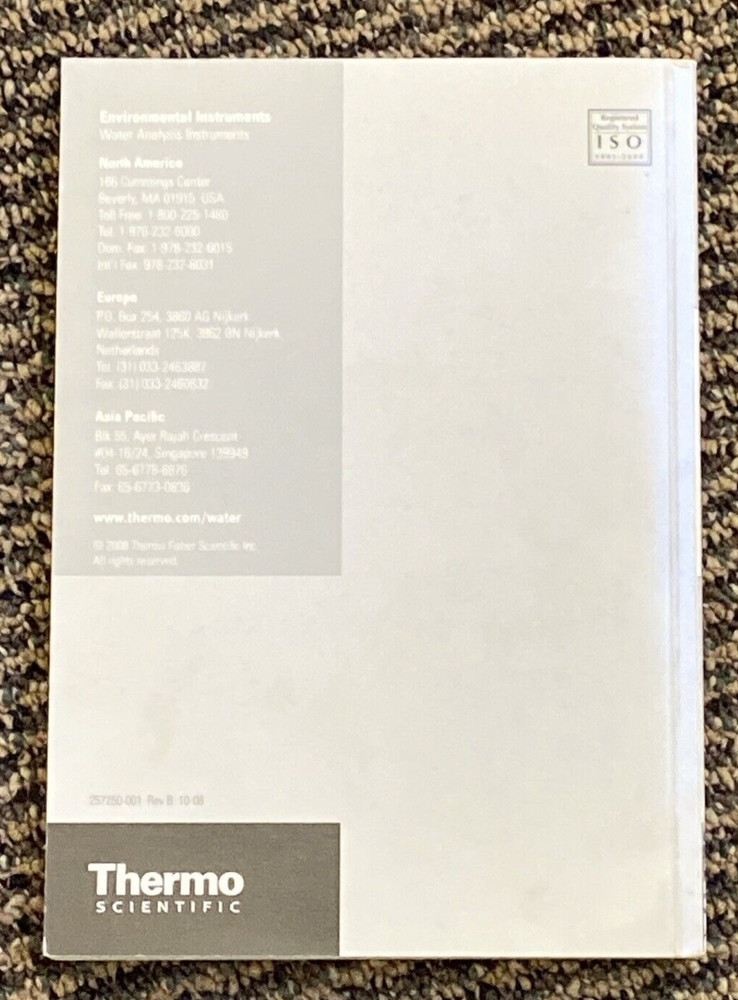 Thermo Scientific Orion Star Meter - User Guide Manual