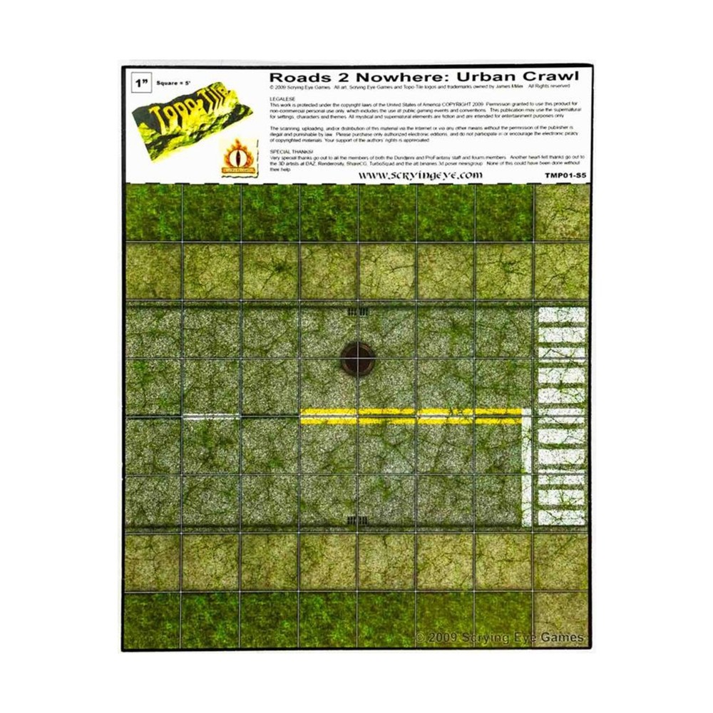 Scrying Eye Tech Grid Roads 2 Nowhere Bag NM