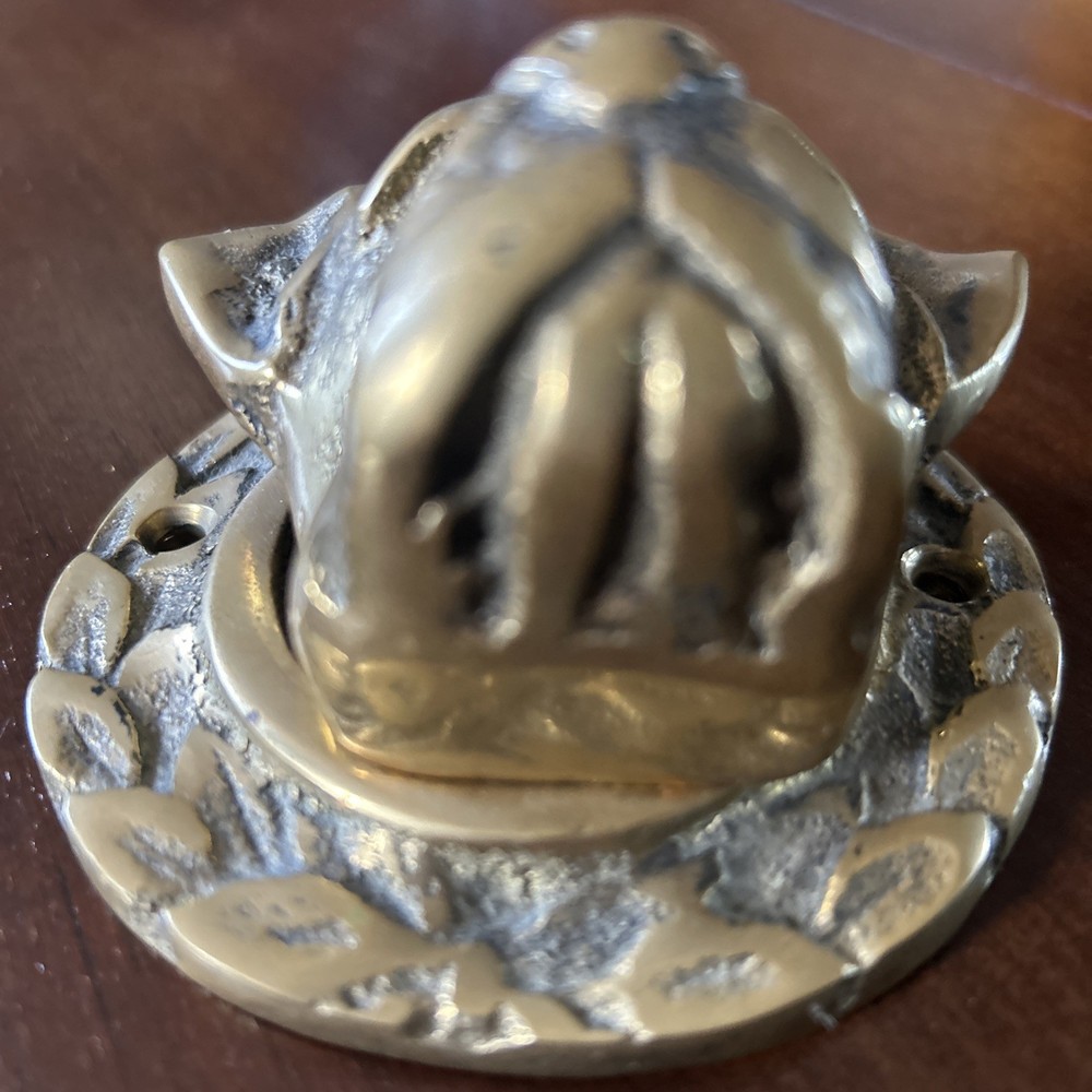Brass Dog Door Knocker
