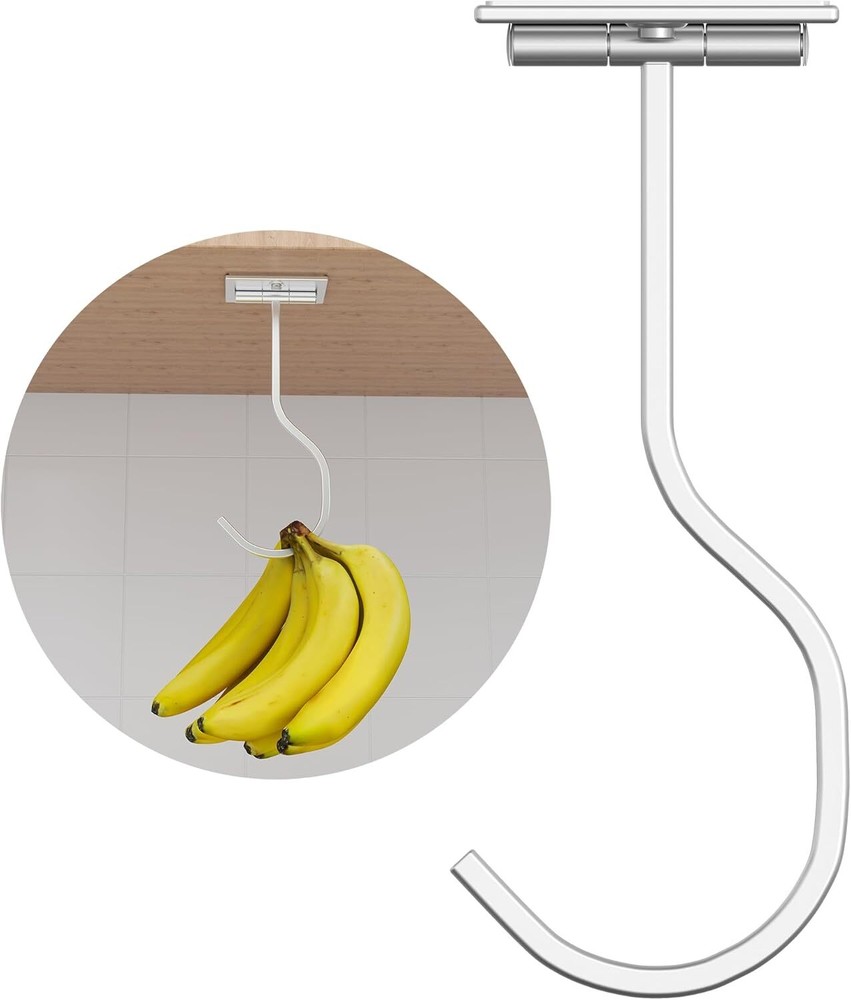 Banana Hook Silver 1 Pack,