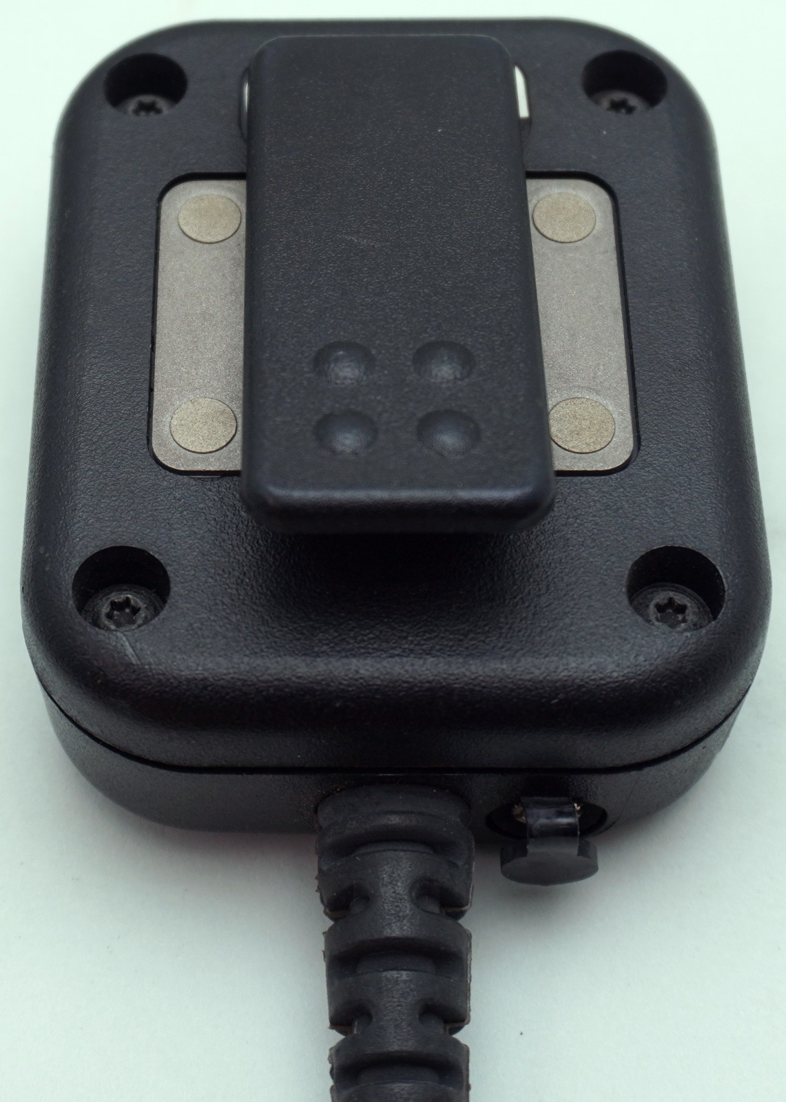 Thales PTT Radio Speaker Microphone Mic 23386 - 1600469-4 - 6-Pin