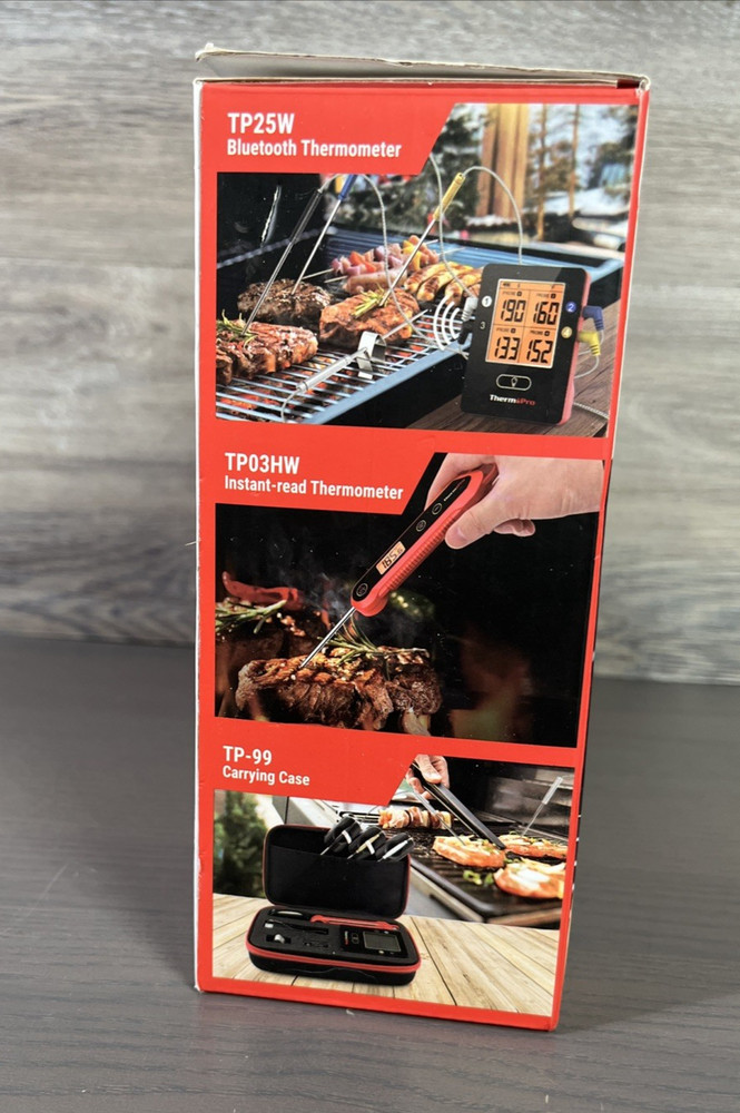 ThermPro Smart Bluetooth Grill Thermometer Bundle NIOB
