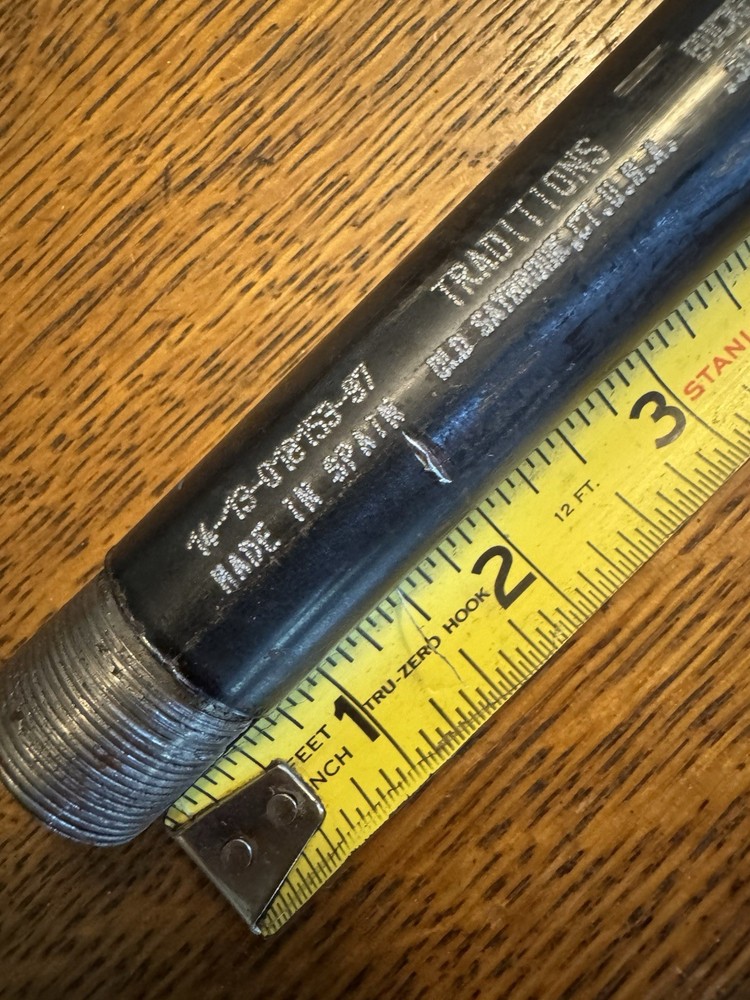 TRADITIONS BUCKHAMMER ROUGH 209 INLINE MUZZLELOADER BARREL #5922