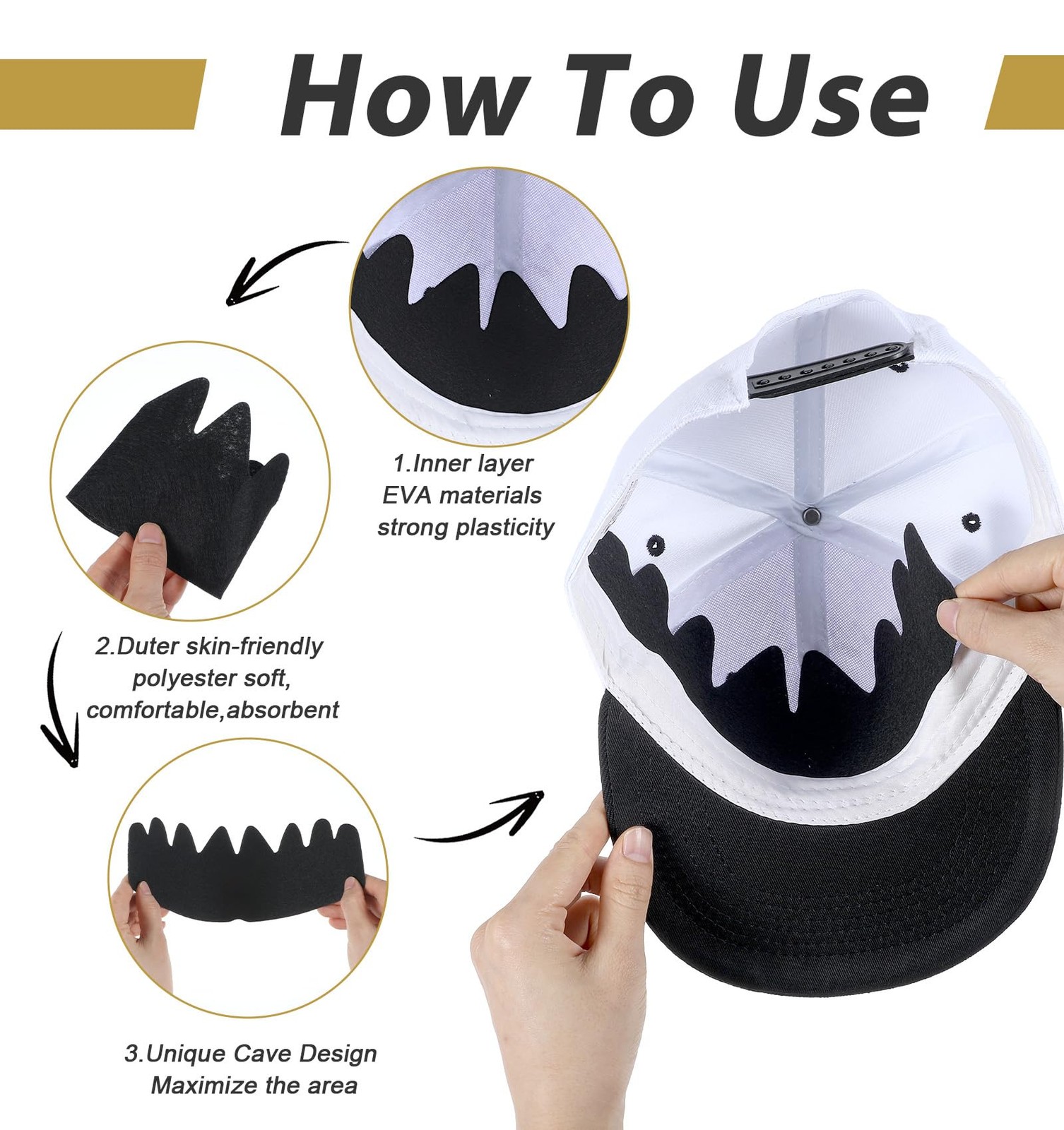 12 Pcs No Sweat Hat Liners for Men, Protection Baseball...