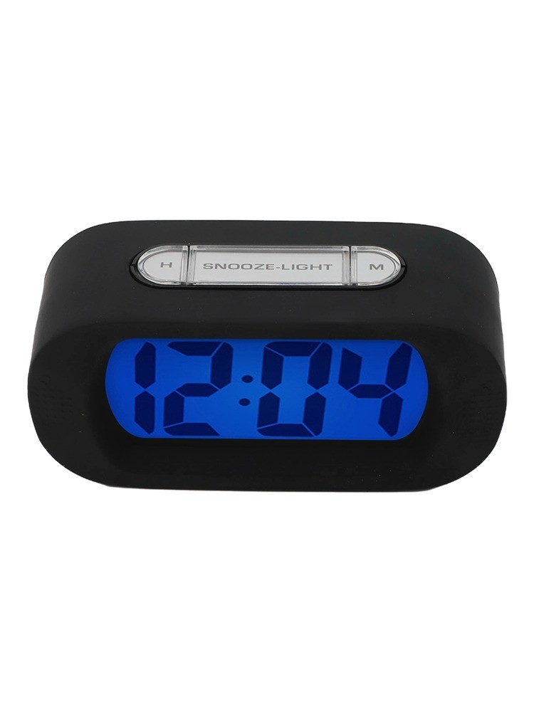 Travel Friendly Digital Clock with Snooze Function and Shockproof Cover