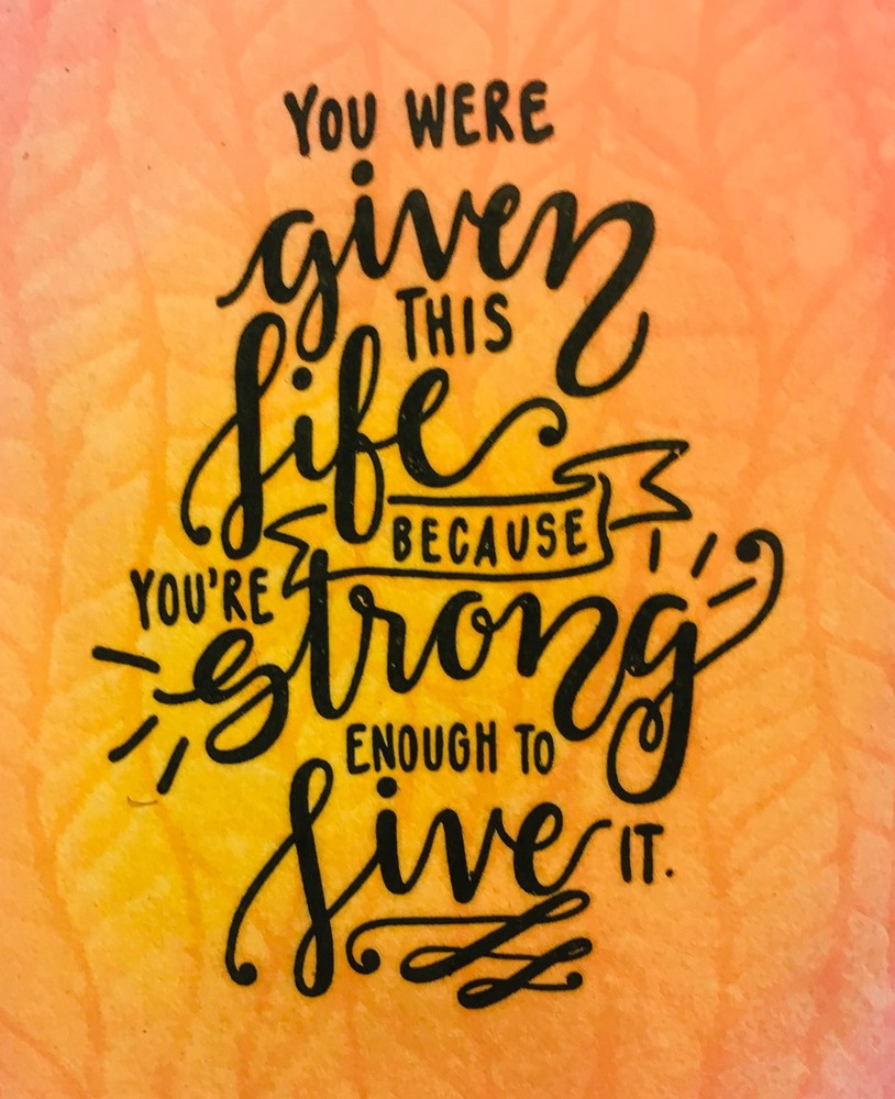 Sentiment Strong Enough Cling Unmounted Rubber Stamp Set INKY ANTICS SCL-100 New